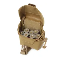 Pochette tactique en nylon multi-usages pour grenades avec ceinture de rangement pour accessoires de chasse en plein air