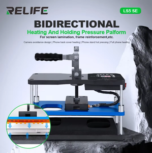 Juego de herramientas de presión de plataforma de presión de sujeción de calefacción RELIFE LS5 <span class=keywords><strong>SE</strong></span> para teléfono móvil, Kit de reparación de cubierta trasera de laminación de pantalla LCD - Product Image 6