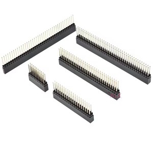 2.54mm Pitch PC104 20 40 64 80 Pin 2x10 2x20 2x32 2x40 uzun çift sıra düz kadın başlık soketli konnektör <span class=keywords><strong>Arduino</strong></span> için - Product Image 2