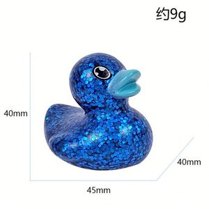 Rubber Small Glitter Ducks <b>Bath</b> Plastic Floating Kids Shower Baby Toy Colorful Mini Yellow Duck for Children - Product Image 4