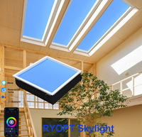 RYOPT Lumière Circadienne Virtuelle LED Panneau de Plafond Dynamique Soleil Coelux Puits de Lumière Artificiel avec Ciel Bleu Naturel