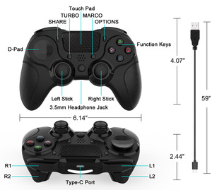 RALAN P913 Wireless Joystick Video Game Original <strong>Gamepad</strong> PS4 Dual Vibration Wholesale OEM Console <strong>Controller</strong> - Product Image 4