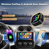 Adaptateur CarPlay sans fil, Dongle Android Auto, récepteur audio stéréo USB mini, Bluetooth 5.0, WiFi, mains libres, Plug & Play pour