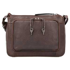 Sac fourre-tout à bandoulière dissimulé personnalisé sacoche à bandoulière en cuir pour femmes fermeture à glissière serrure à dessus ouvert clé incluse - Product Image 4