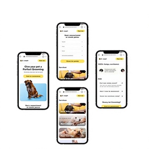 Plateforme de soins pour animaux de compagnie permettant aux propriétaires d'organiser des soins de toilettage, des soins vétérinaires, des promenades, des entraînements, des séjours et autres services pour animaux. - Product Image 1
