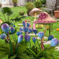 Lampe LED de sol Avatar Forest Mushroom Plant Landscape, angle de faisceau 360°, intérieur/extérieur, IP65, étanche, jardin