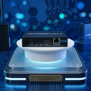 Encodeur HD 4K pour diffusion en direct H.265 <span class=keywords><strong>HEVC</strong></span> H.264 WiFi pour vidéo IP, enregistrement sur carte TF, RTMP RTSP SRT UDP HLS Chine continentale - Product Image 1