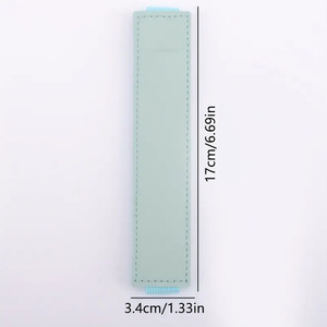 Funda de cuero PU para bolígrafo de conferencia con correa elástica, soporte para bolígrafo, clip elástico, estuche para bolígrafo de cuaderno, funda protectora para pluma estilográfica - Product Image 5