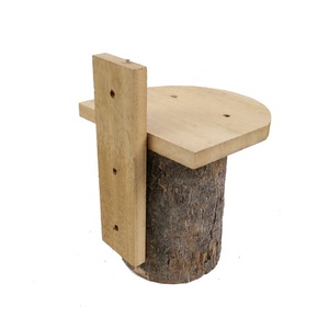 <span class=keywords><strong>Cage</strong></span> à oiseaux en forme de coffre, hôtel pour oiseaux en bois personnalisé, nichoir en bois de peuplier FSC, nichoir en bois pour oiseaux - Product Image 3
