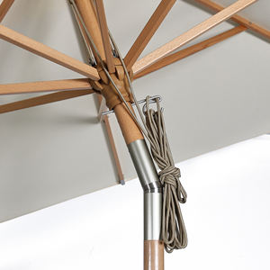 Sombrillas a prueba de viento Sombrillas de madera para playa, <span class=keywords><strong>Patio</strong></span>, piscina, sombrilla de jardín, sombrillas de mercado al aire libre para restaurante - Product Image 2