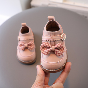 Chaussures de bébé en gros pour filles de 0 à 3 ans, chaussures de princesse pour enfants, chaussures souples à semelle souple pour tout-petits - Product Image 3