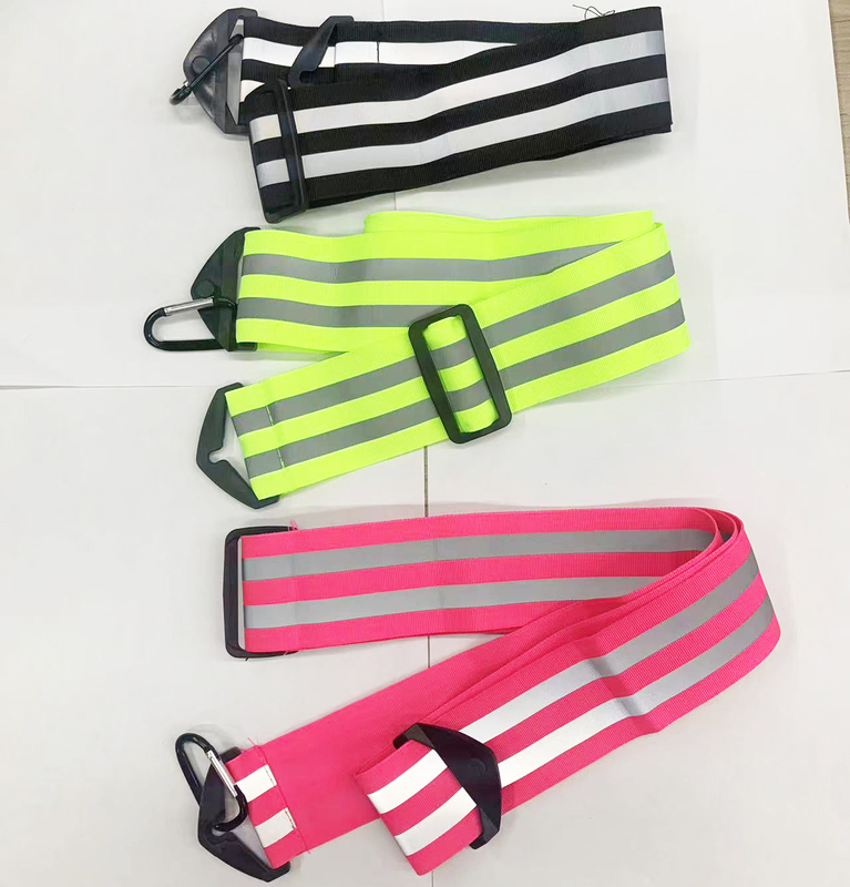 Unisex Fluorescent Color Reflective Elastic Strap