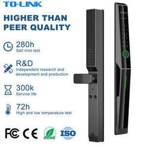 Puerta corredera de aluminio Tolink, impermeable, Palma, vena, huella dactilar, código Digital, cerraduras de puerta <span class=keywords><strong>Exterior</strong></span> inteligentes con reconocimiento Facial - Product Image 5