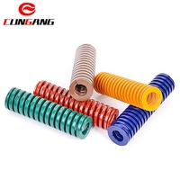 Ressort de compression rectangulaire CUNGANG OEM SWF SWL SWH SWM SWB en acier, normes JIS ISO, jaune, bleu, rouge, vert, marron, pour charges super lourdes