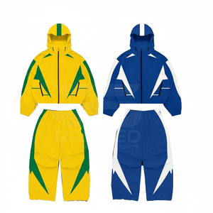 2 Piece Tracksuit Trouser and Zipper <b>Hoodie</b> Jacket 100% Nylon Custom Logo Streetwear Windbreaker Tracksuit For Men's - Product Image 1