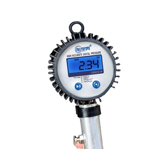 Manómetro Digital, Accesorios para Compresores, Monitor de Presión de Neumáticos ABS, Válvula de Aire de Doble Cabezal para Autos, Camiones, Autobuses y Motocicletas - Product Image 3