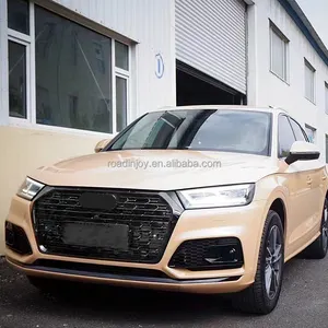 ตะแกรงหน้า RSQ5 2018 + สำหรับรถ Audi Q5 SQ5หม้อน้ำรังผึ้งสไตล์ตะแกรงเปลี่ยนสไตล์ RSQ5