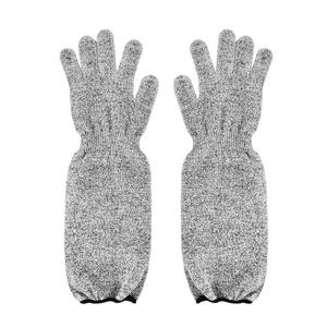 Gants anti-coupure niveau 5, résistants aux coupures, en fibre HPPE, pour la fabrication mécanique et le traitement du verre, longueur étendue - Product Image 2