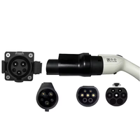 Adaptateur de voiture électrique Qiaoyi 32A 220V, neuf, convertisseur GBT vers Type1/J1772, borne de recharge pour voitures Type 1/J1772, rénovation/mise à niveau