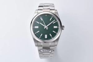 Reloj Mecánico de Súper Calidad, Resistente al Agua, 41 mm, Cfactory, Acero 904, Movimiento ETA 3230, 124300, Esfera Azul de Buceo, Reloj Burbuja - Product Image 6