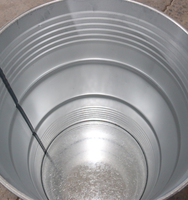 Baril / Utilisation chimique Conteneur métallique de 200 litres / Ouverture supérieure Tambour en acier de 200 l / Baril en acier inoxydable