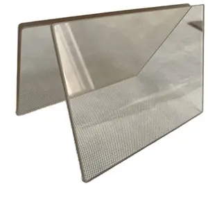 Şömine için 4mm 5mm şeffaf seramik cam şömine için mikro kristal cam yüksekliği ılıman seramik cam