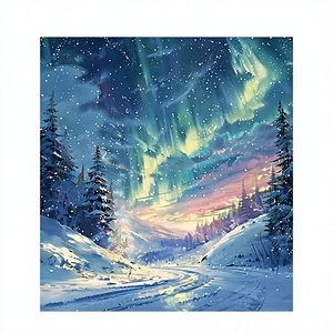 Serie de Pinturas Famosas <span class=keywords><strong>Mundiales</strong></span>, Kit de Pintura al Óleo Digital DIY, Paisaje Floral, Pintado a Mano, Lienzo de Madera Maciza, Kit de Colorear Rosa - Product Image 1