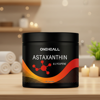 Capsules d'astaxanthine naturelle OEM/ODM, lycopène, meilleurs compléments antioxydants pour la santé de la peau, capsules d'astaxanthine