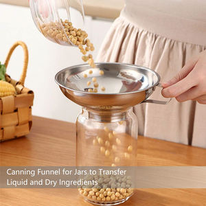 Corong Penyumbat Mulut Lebar Baja Tahan Karat, Aksesori Dapur Tidak Lengket Ekstra Besar - Product Image 6