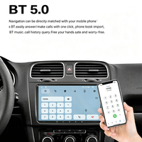 Radio Stereo Mobil Android 9 inci untuk VW Volkswagen, Android Auto Wireless CarPlay, WiFi Terintegrasi, MP3, USB, Garansi 1 Tahun