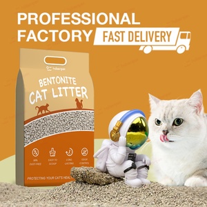 OEM ODM Fast Delivery Odor <b>Control</b> Dust Free Coffe Lavender Crushed Clumping Bentonite Cat Litter - Product Image 1
