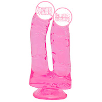 Dildo réaliste double extrémité et plug anal pour hommes et femmes, produit de bien-être pour adultes à double usage, 100% étanche, écologique, vente en gros