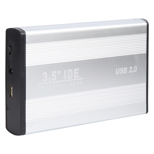 3.5 Inch HDD External Case, Support IDE Hard Drive, HDD Enclosure