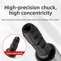 Meuleuse pneumatique droite S40A 6 mm, 17000 tr/min, pour le meulage et l'ébavurage du métal