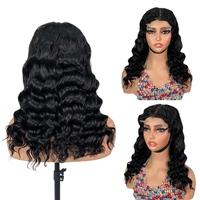 Perruques en cheveux humains de haute qualité pour femmes, légères et naturelles, avec dentelle frontale – Vente en gros