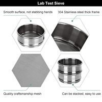 Kawat baja tahan karat 0.2mm 304 dapat disesuaikan jaring persegi/Saringan melingkar serat logam Filter layar 3-bulan jaring Filter tenun