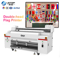 Impresora de Inyección de Tinta Digital LETOP de 1.3M, Impresora Plotter para Imprimir Banderas, Impresora de Sublimación de Gran Formato