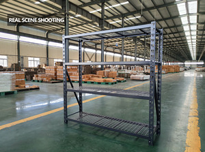 QINGDAO Four Layer <strong>Adjustable</strong> Wire <strong>Steel</strong> Warehouse 1800Lbs GS Corrosion Protection Industrial <strong>Storage</strong> <strong>Steel</strong> <strong>Shelving</strong> <strong>Rack</strong> Shelve - Product Image 3