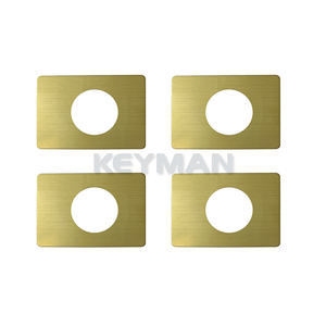 <span class=keywords><strong>Plaque</strong></span> <span class=keywords><strong>de</strong></span> couverture <span class=keywords><strong>de</strong></span> <span class=keywords><strong>serrure</strong></span> <span class=keywords><strong>de</strong></span> porte en acier inoxydable personnalisée Keyman Durable Factory Security Entry Strike Hole Cover Key Unlock Way Made China - Product Image 2