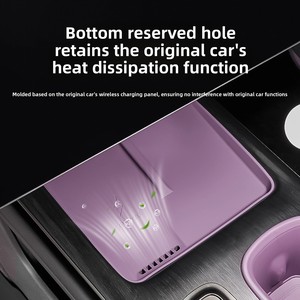 Großhandel Grenzüberschreitende Silikon-Ladematte für Neuen Xiaomi SU7 Rutschfeste Mittelkonsolen-Getränkehalter-Matte - Product Image 1