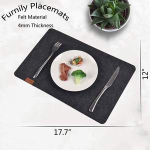 Practical household outdoor felt cup <b>placemat</b> - Product Image 3