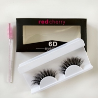 Cils en Faux Vison Naturels Faits à la Main, Marque Privée, Cils Entiers, Cils en Faux Vison avec Logo Personnalisé, Vente en Gros