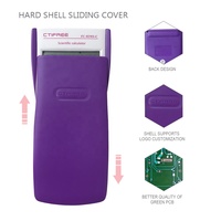 Calculatrice scientifique CTIFREE FC-82MS en plastique, petite, de bureau, avec fonction calendrier, pour étudiants, utilisation universitaire, haute qualité, pile bouton.