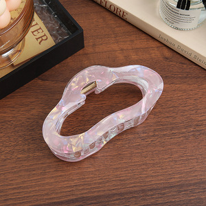 Pince à cheveux Qian Jin 11,5 cm en PVC, mignonne, élégante, style dessin animé, pour femmes et filles, usage quotidien et fêtes - Product Image 5