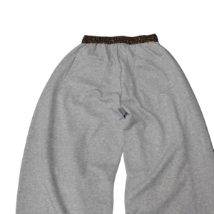 Pantalones de Hombre Estilo Urbano con Cintura Elástica, Estampado Puff, Lavado Ácido, Vintage, con Pedrería, Tela de Lana Peinada, Fabricación Personalizada - Product Image 5