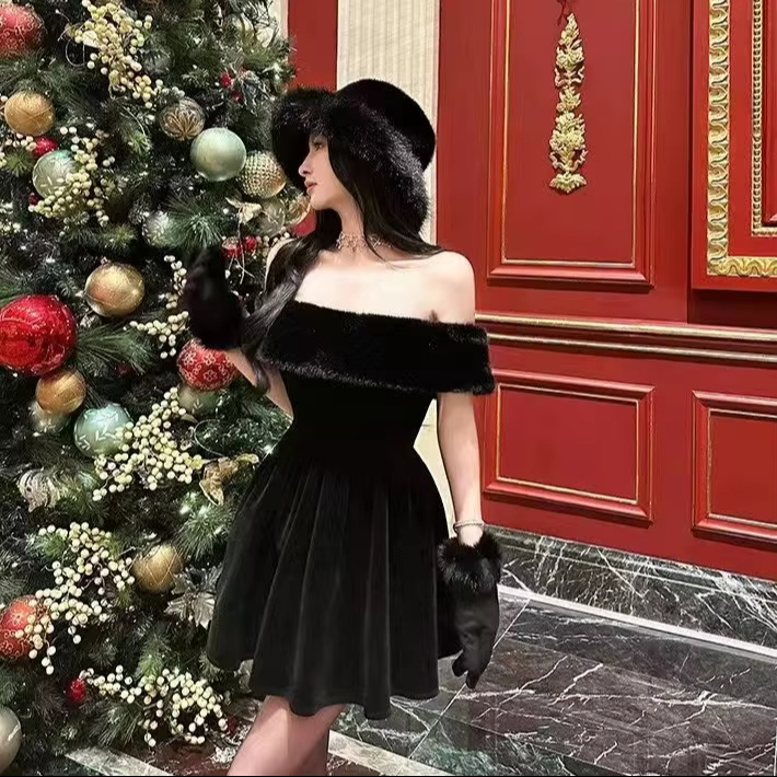 white christmas dresses Criminally Cute Punk Dress – VampireFreaks main image 1