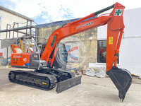Excavator Bekas Hitachi ZX120 Model 2022, 12 Ton, Crawler Digger, Mesin Hidrolik, Motor Pompa 73KW, Dilengkapi Dozer Blade