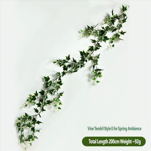 Enredadera Artificial con Hojas Verdes Decorativas, Hojas Realistas para Decoración del Hogar, Bodas, Fiestas, Decoración de Paredes - Product Image 6