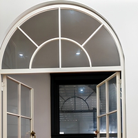 Ventanas Abatibles Francesas de Aluminio DEMEA AS2047 NFRC con Doble Acristalamiento, Insonorizadas, Vidrio Templado Low-e y Aleación de Aluminio