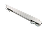 Amortisseur de porte coulissante en aluminium à fermeture douce bidirectionnelle avec design moderne, capacité de 80 kg